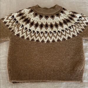 Zara Cozy Fair Isle Sweater